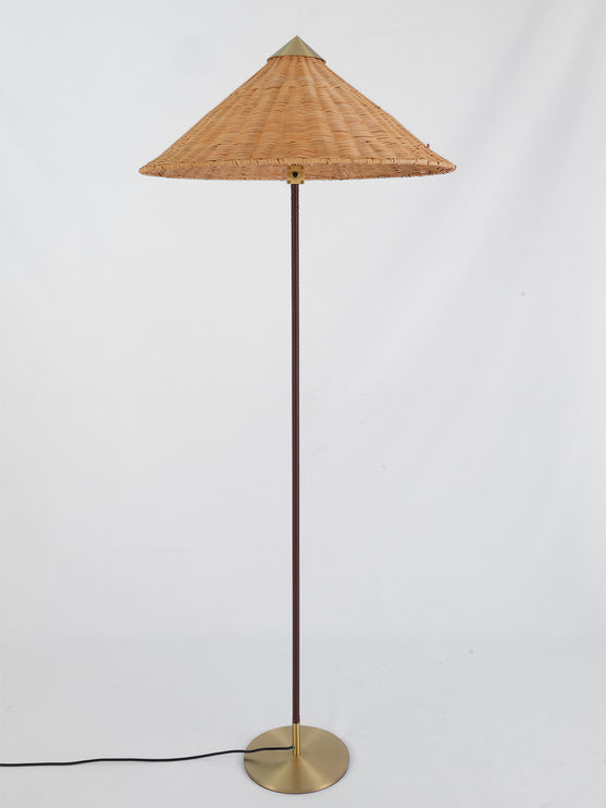 Chinese hoed vloerlamp