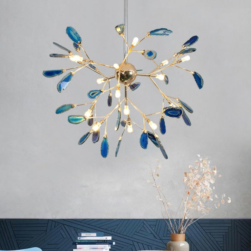 Agate Flake Chandelier