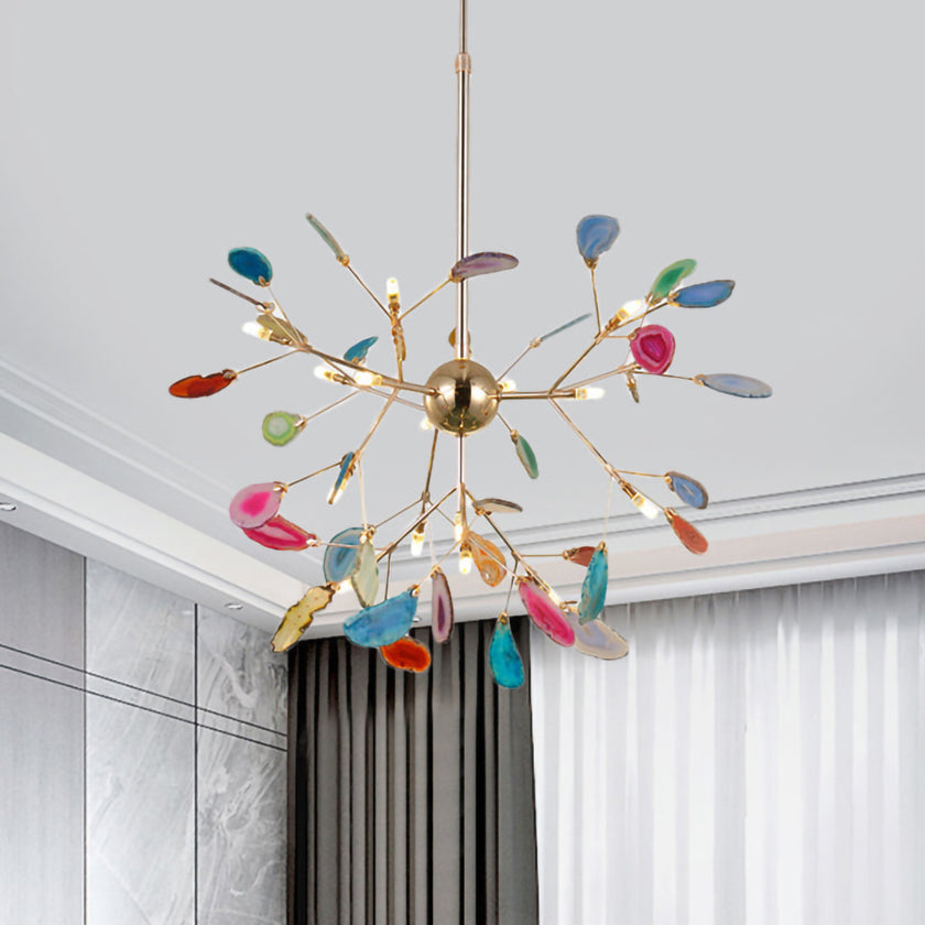 Agate Flake Chandelier