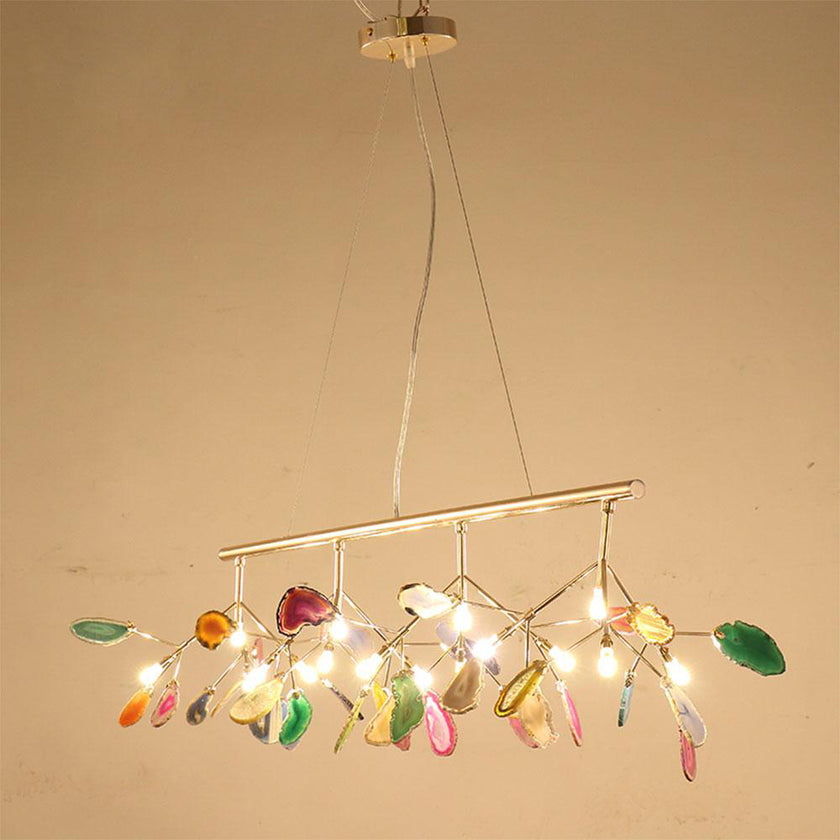 Agate Flake Chandelier