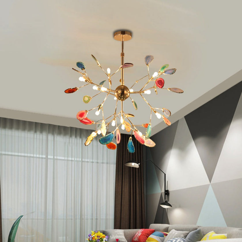 Agate Flake Chandelier