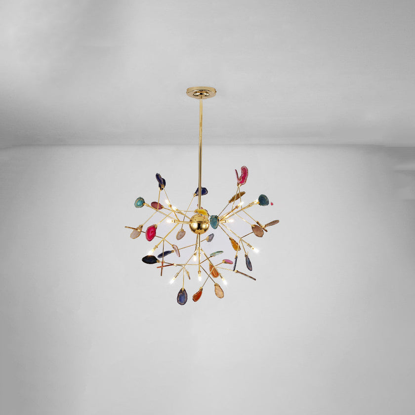 Agate Flake Chandelier