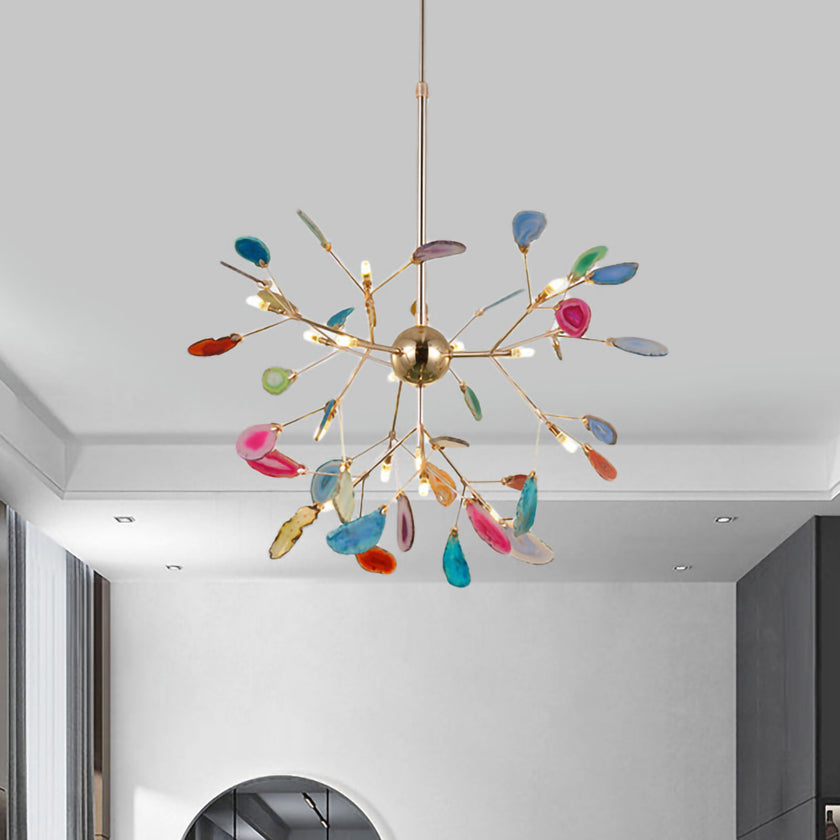 Agate Flake Chandelier