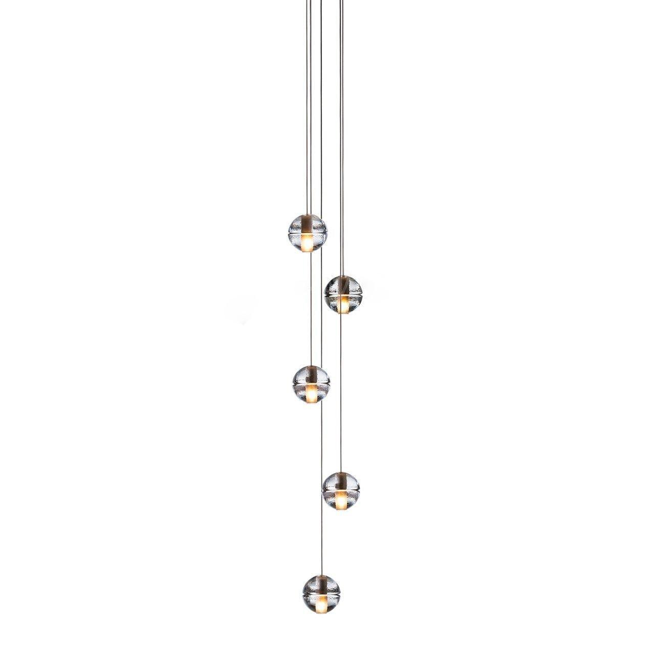 Suspension boule en cristal