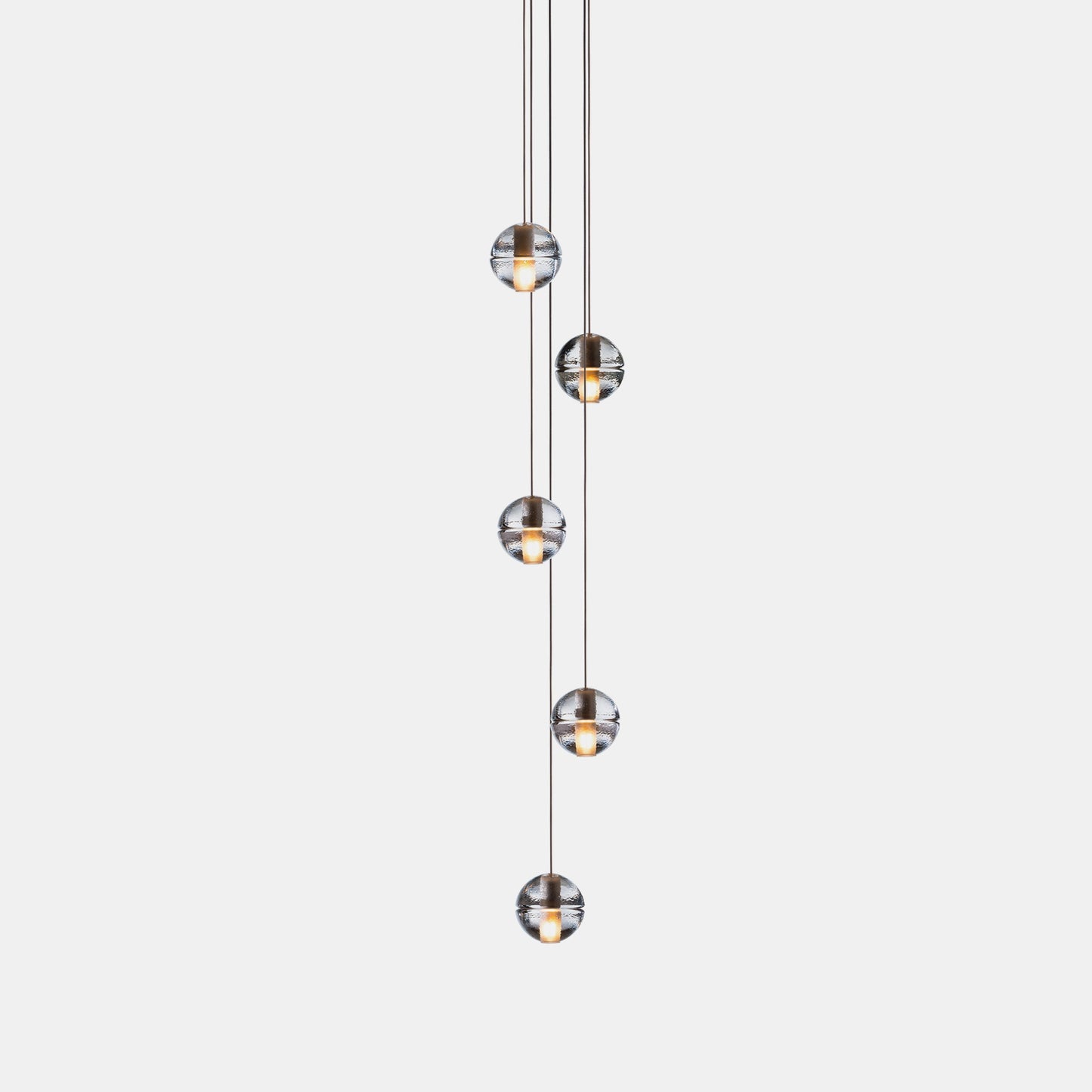 Suspension boule en cristal