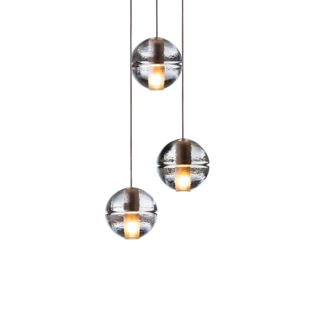 Suspension boule en cristal