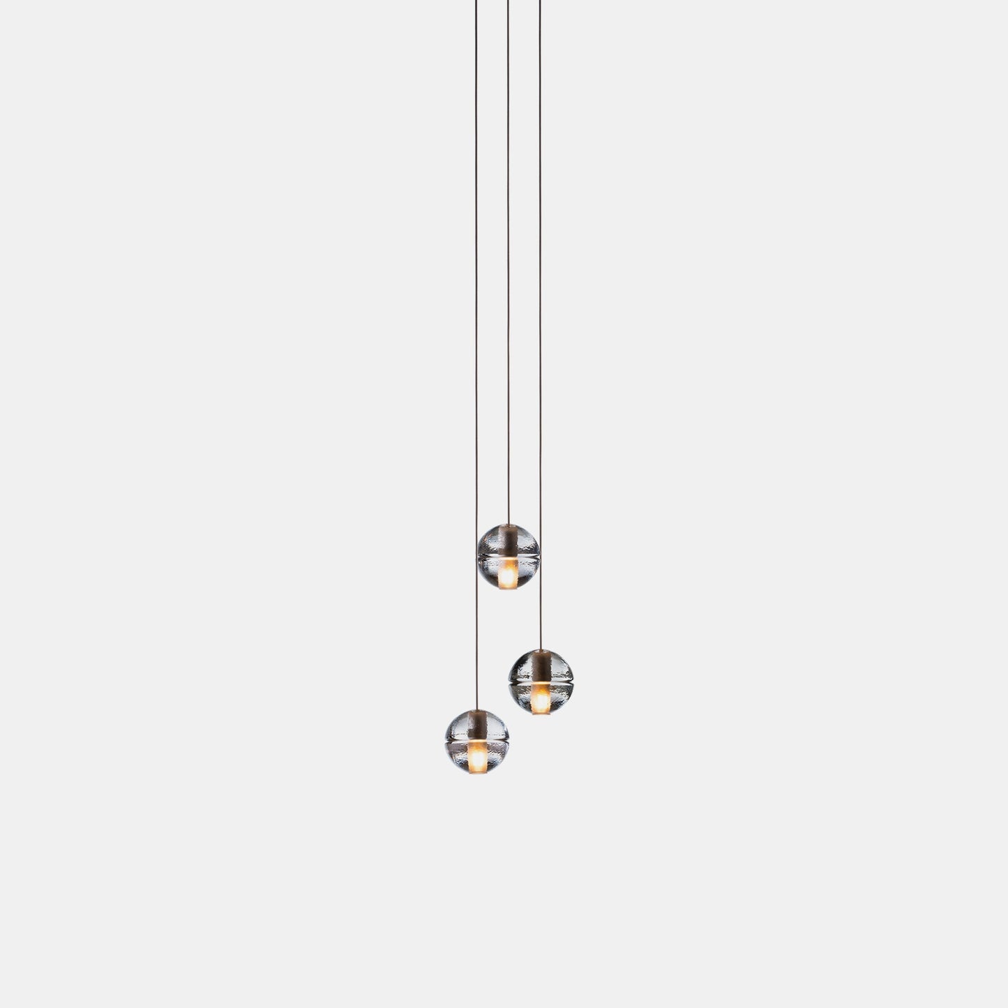 Suspension boule en cristal