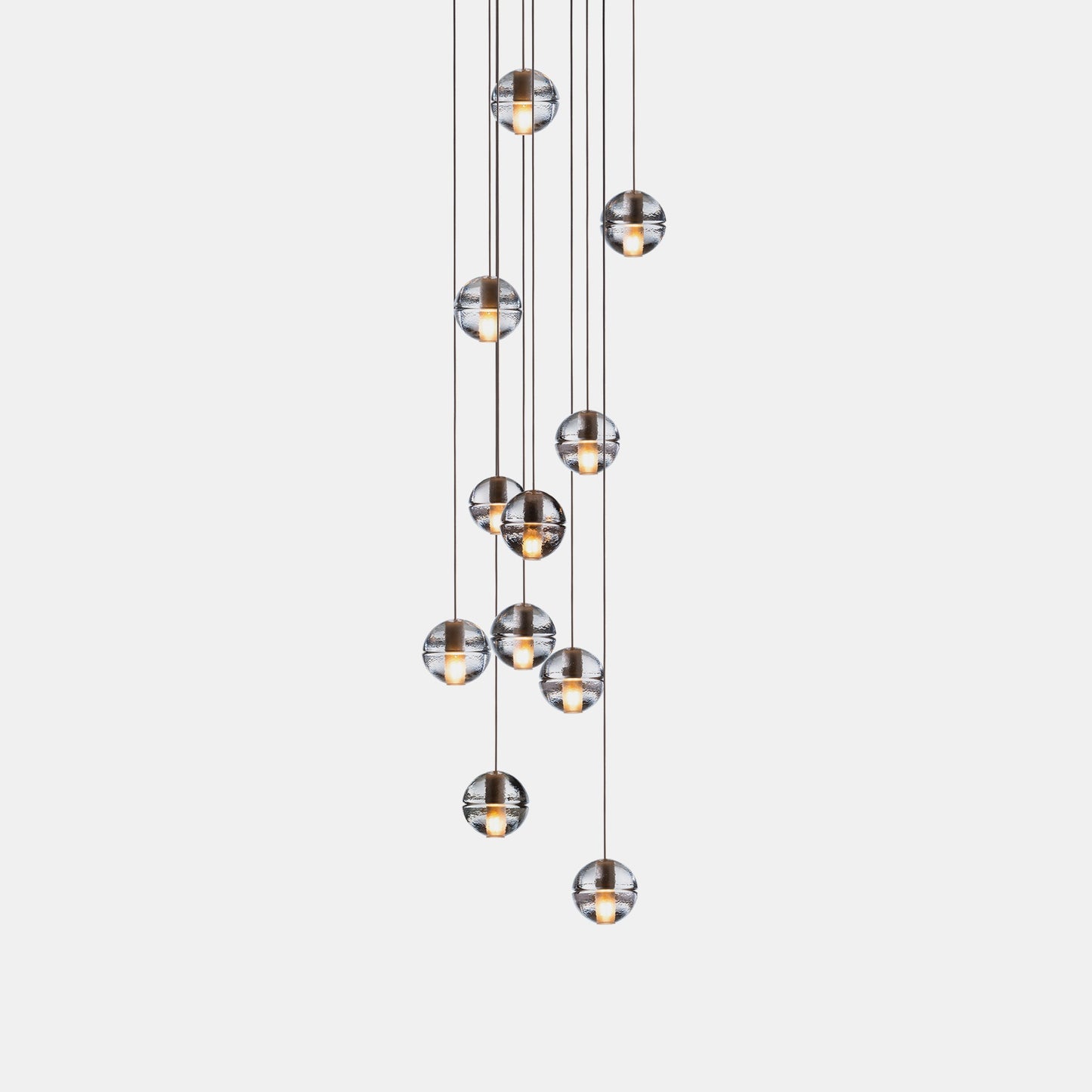 Suspension boule en cristal