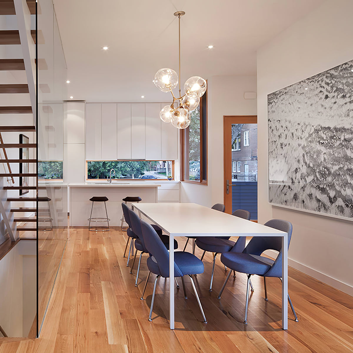 Bifurcation Bubble Vertical Chandelier – detail 2