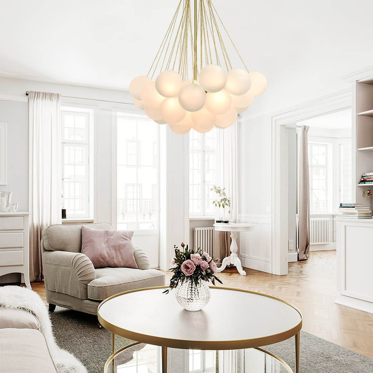 Cloud Chandelier – detail 2