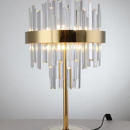 Crystal Marble Desk Lamp