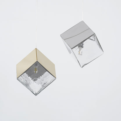 Square Art Glass Chandelier