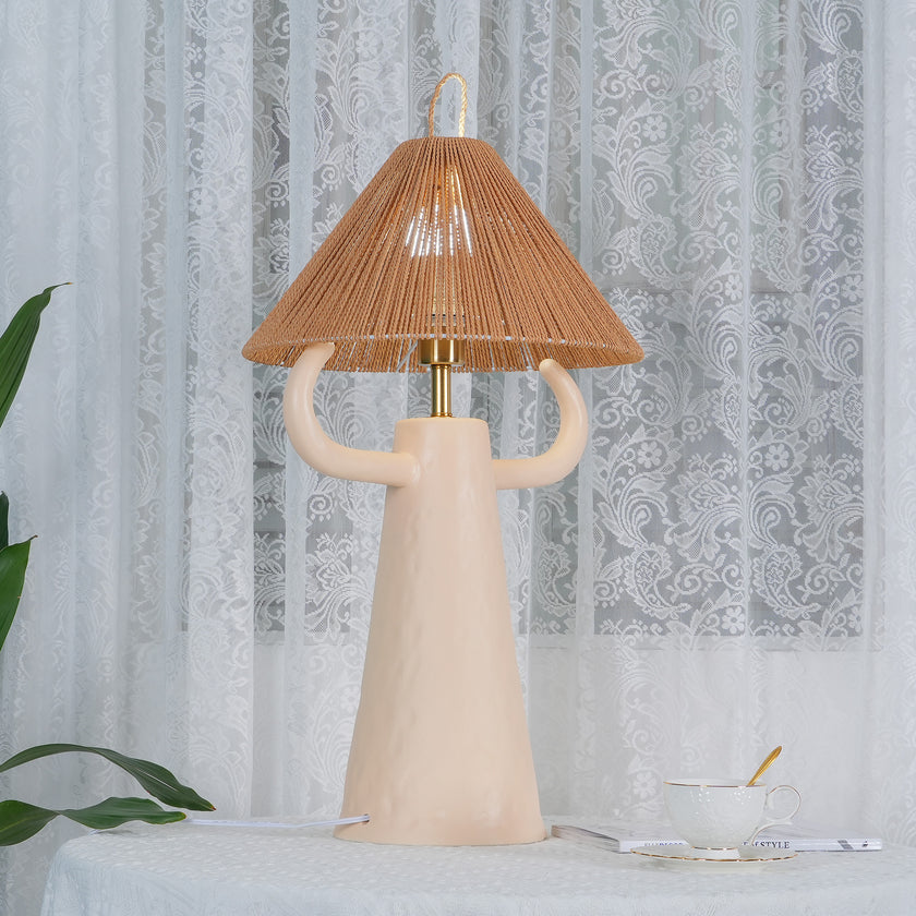 Lampe de table en céramique Dona