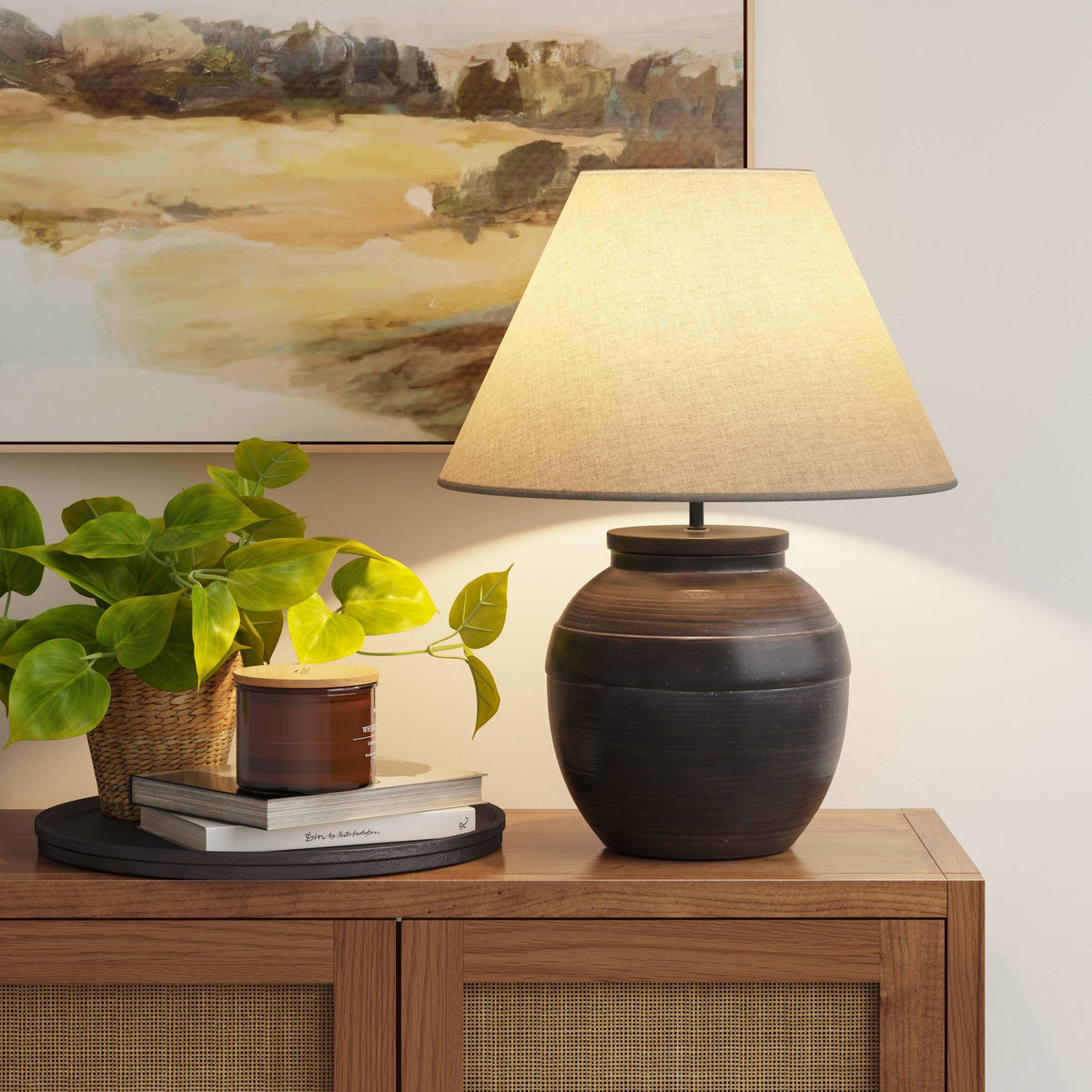 Faris Ceramic Table Lamp – detail 2