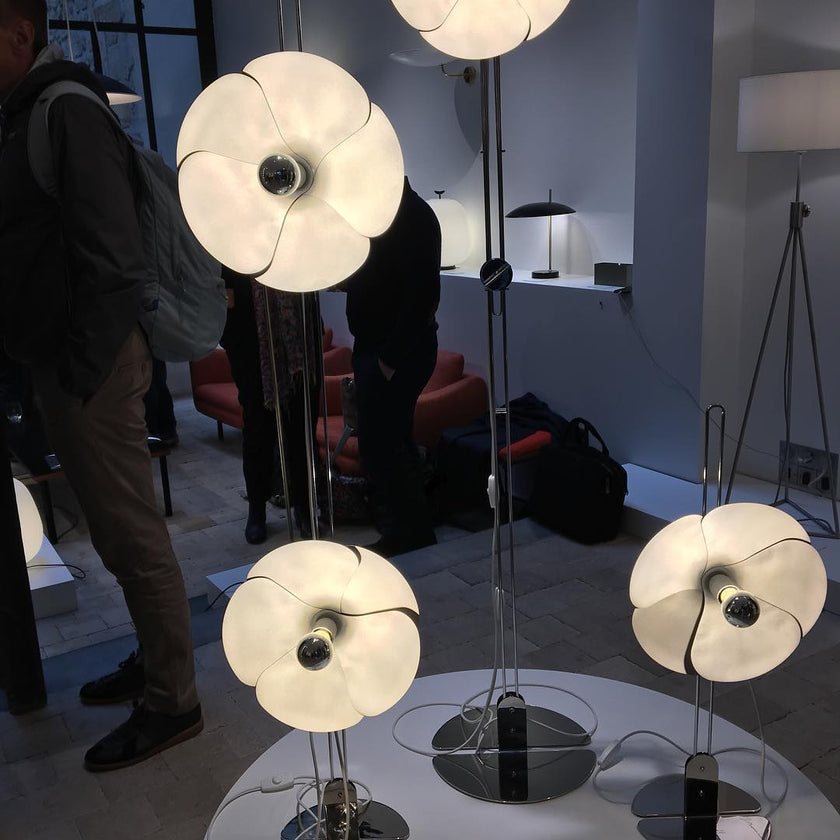 Lampe de table fleur