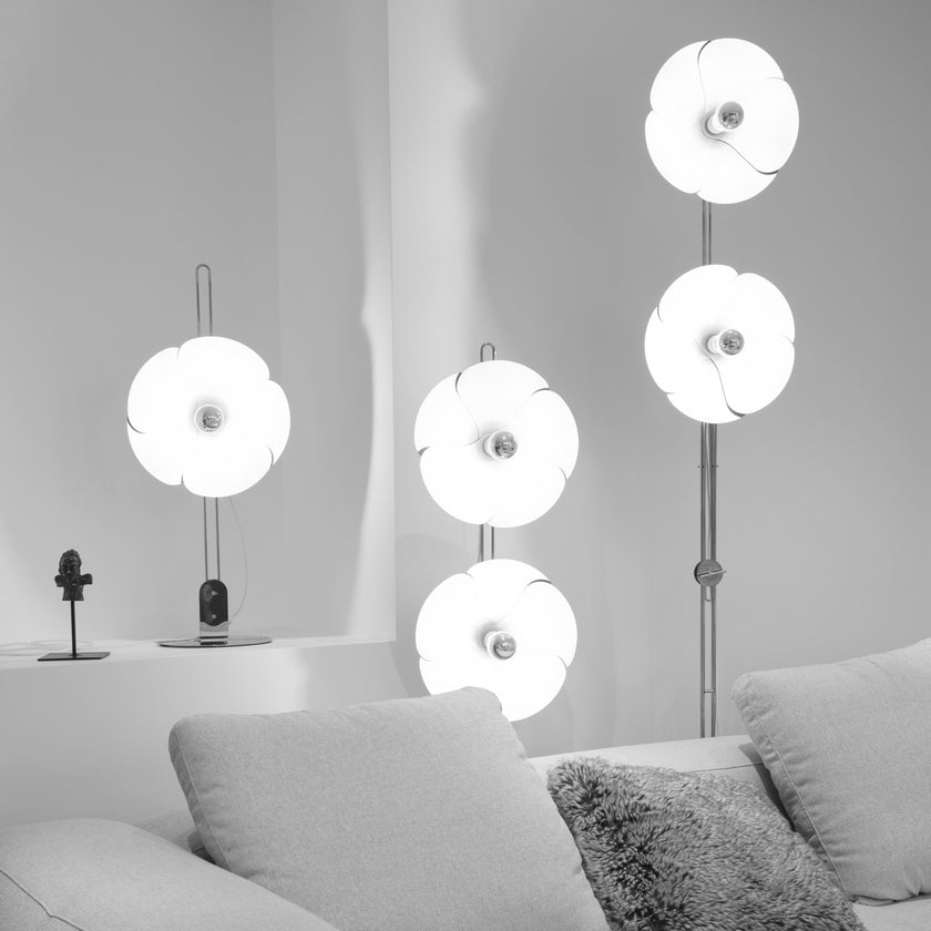 Lampe de table fleur