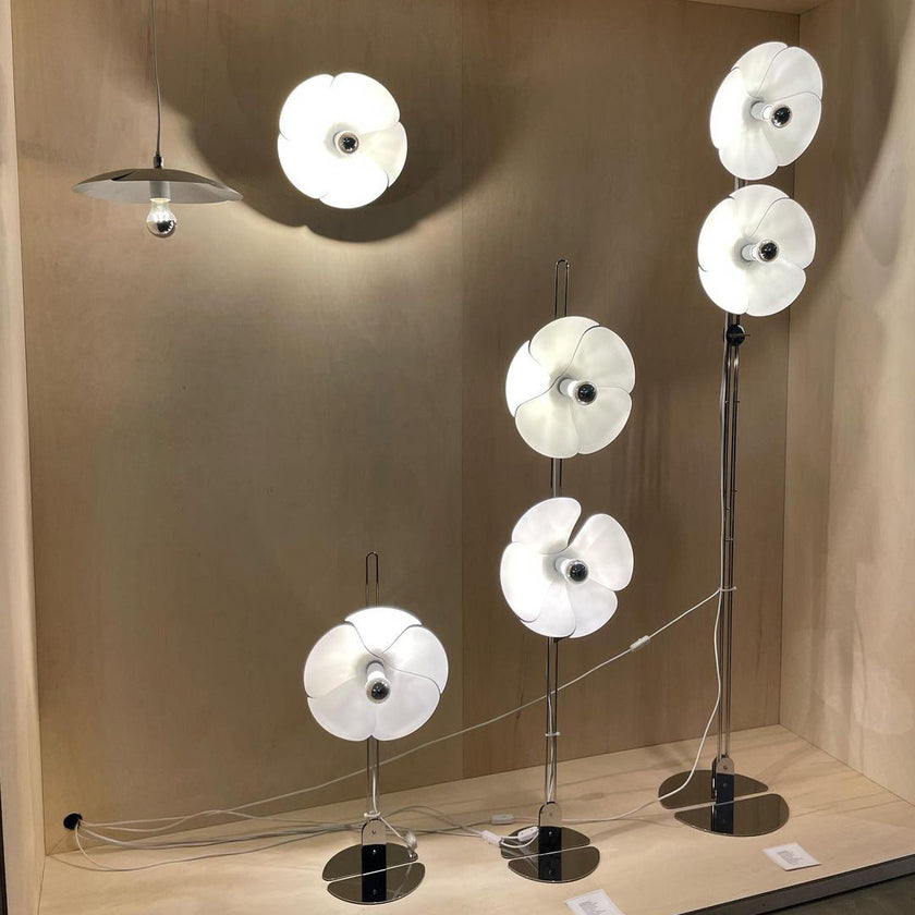Lampe de table fleur