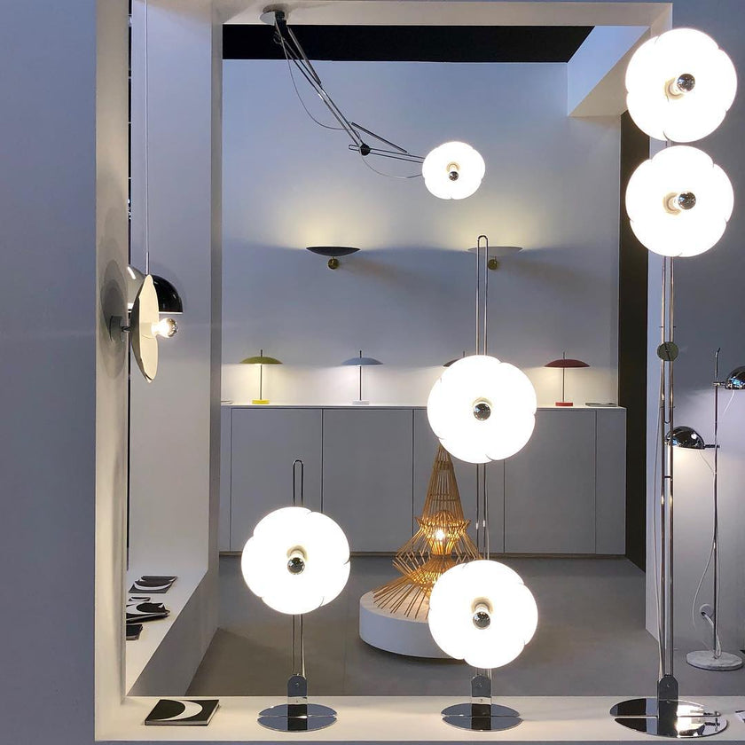 Lampe de table fleur