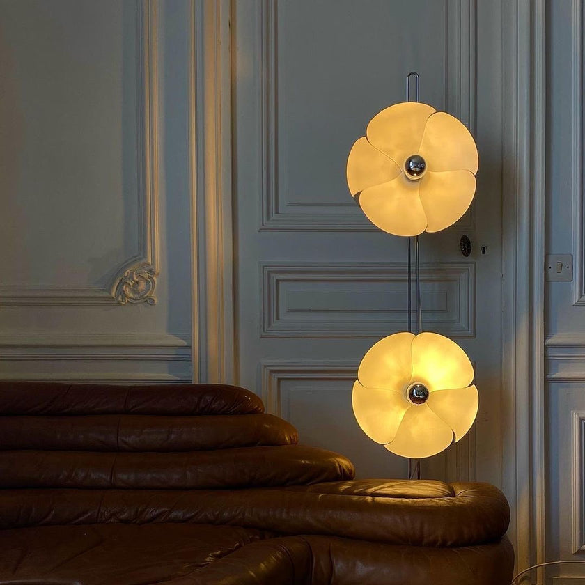 Lampe de table fleur