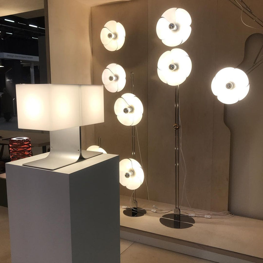 Lampe de table fleur