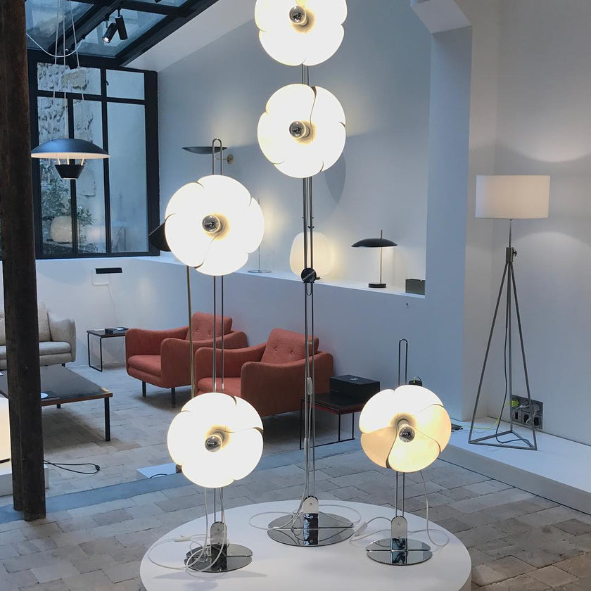 Lampe de table fleur
