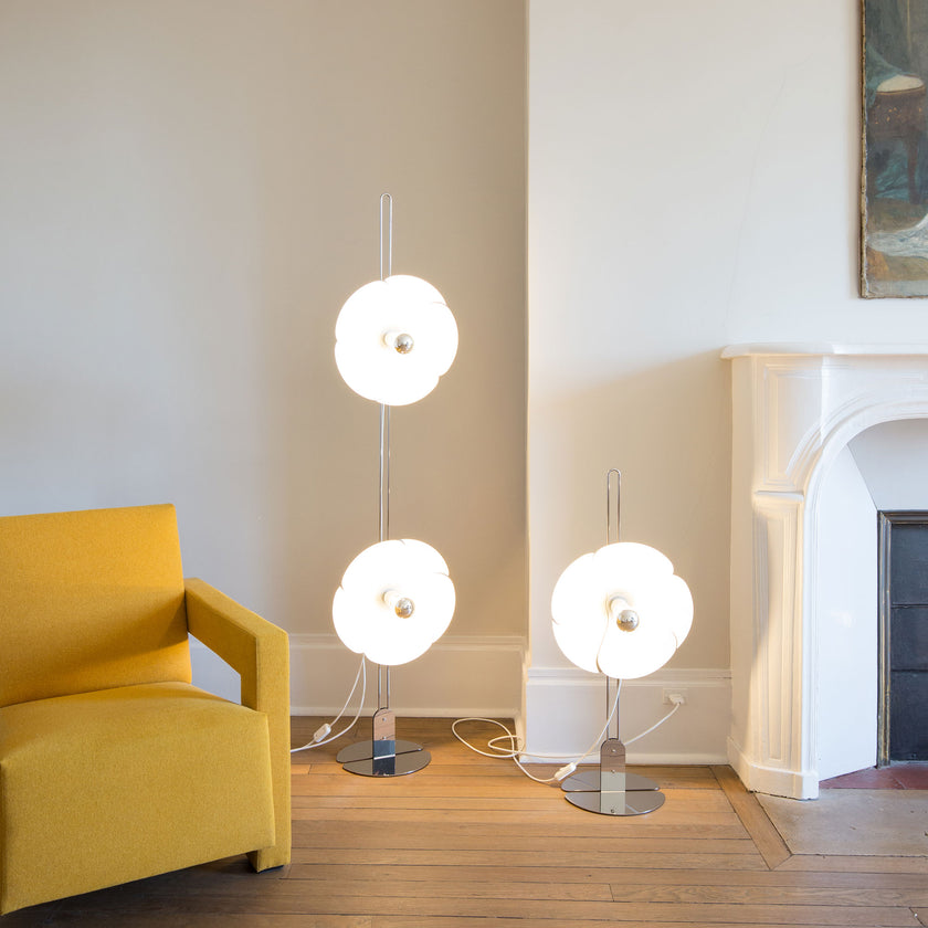 Lampe de table fleur