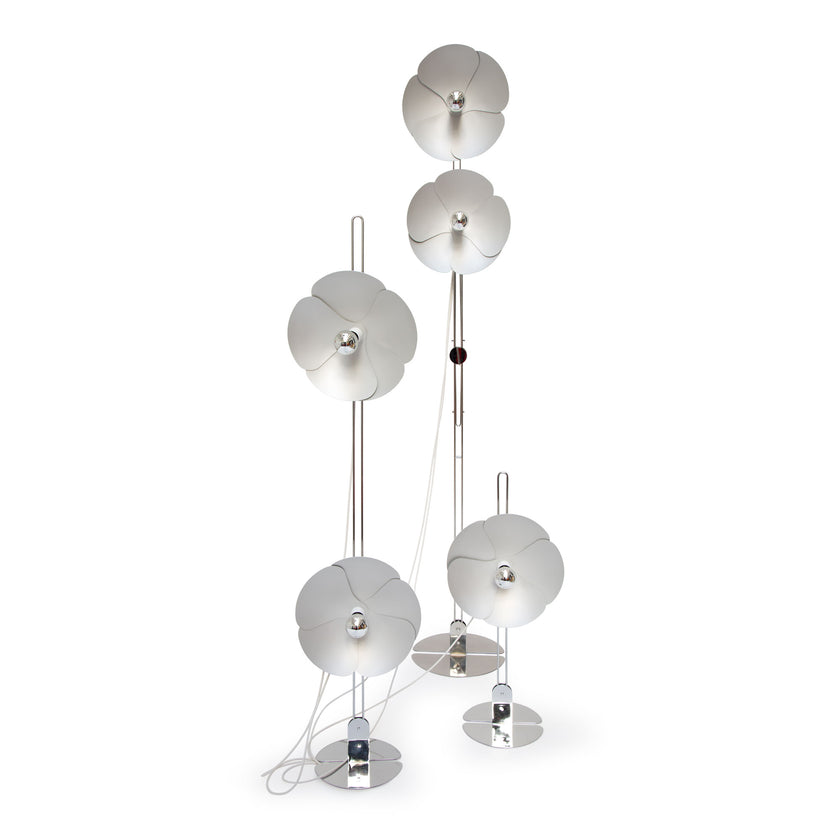 Lampe de table fleur