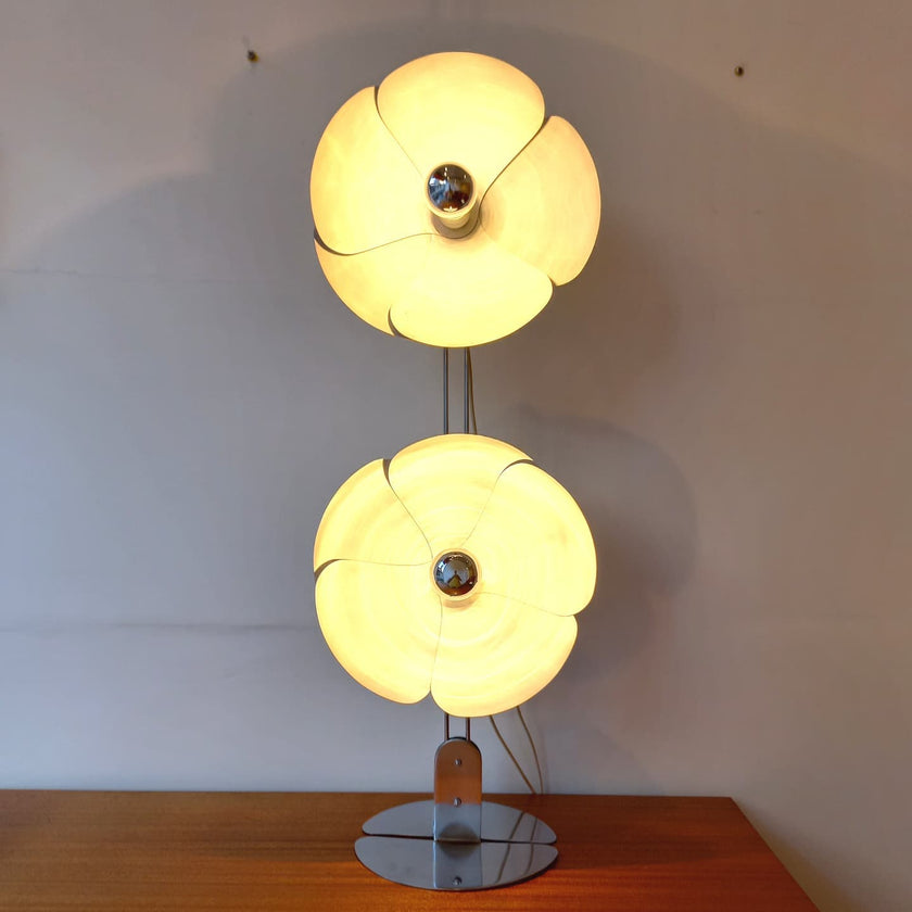Lampe de table fleur