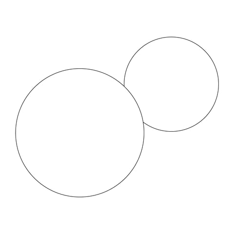 Overlapping Circle Wall Lamp