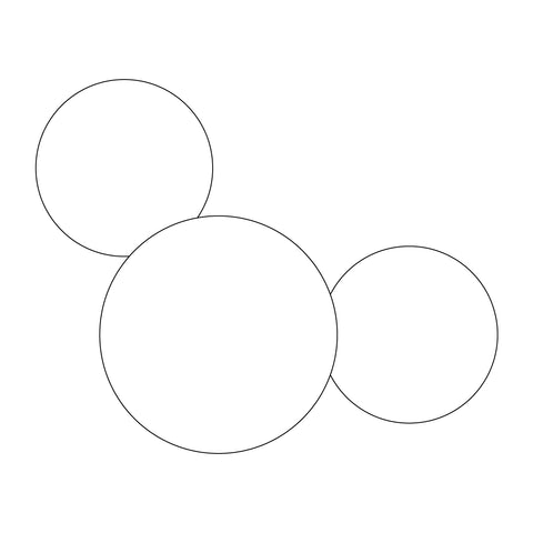Overlapping Circle Wall Lamp