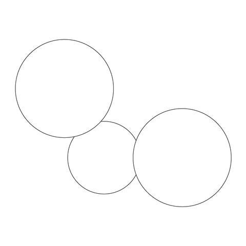 Overlapping Circle Wall Lamp