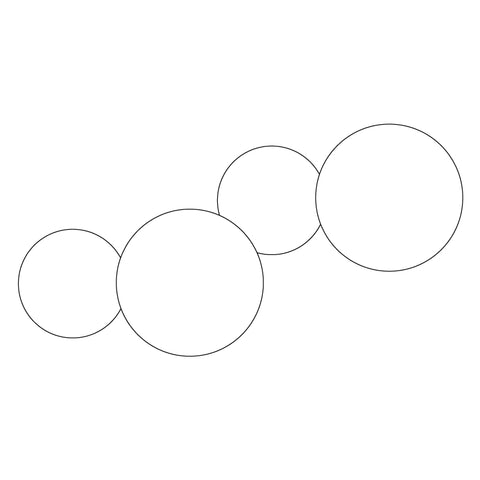 Overlapping Circle Wall Lamp