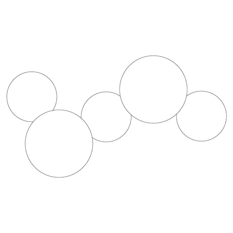 Overlapping Circle Wall Lamp
