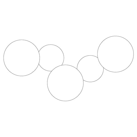 Overlapping Circle Wall Lamp