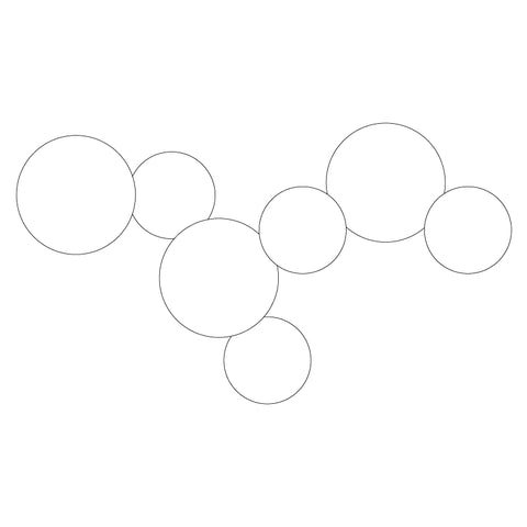 Overlapping Circle Wall Lamp