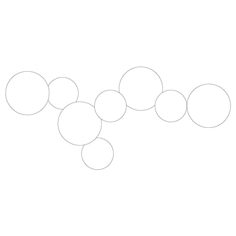 Overlapping Circle Wall Lamp