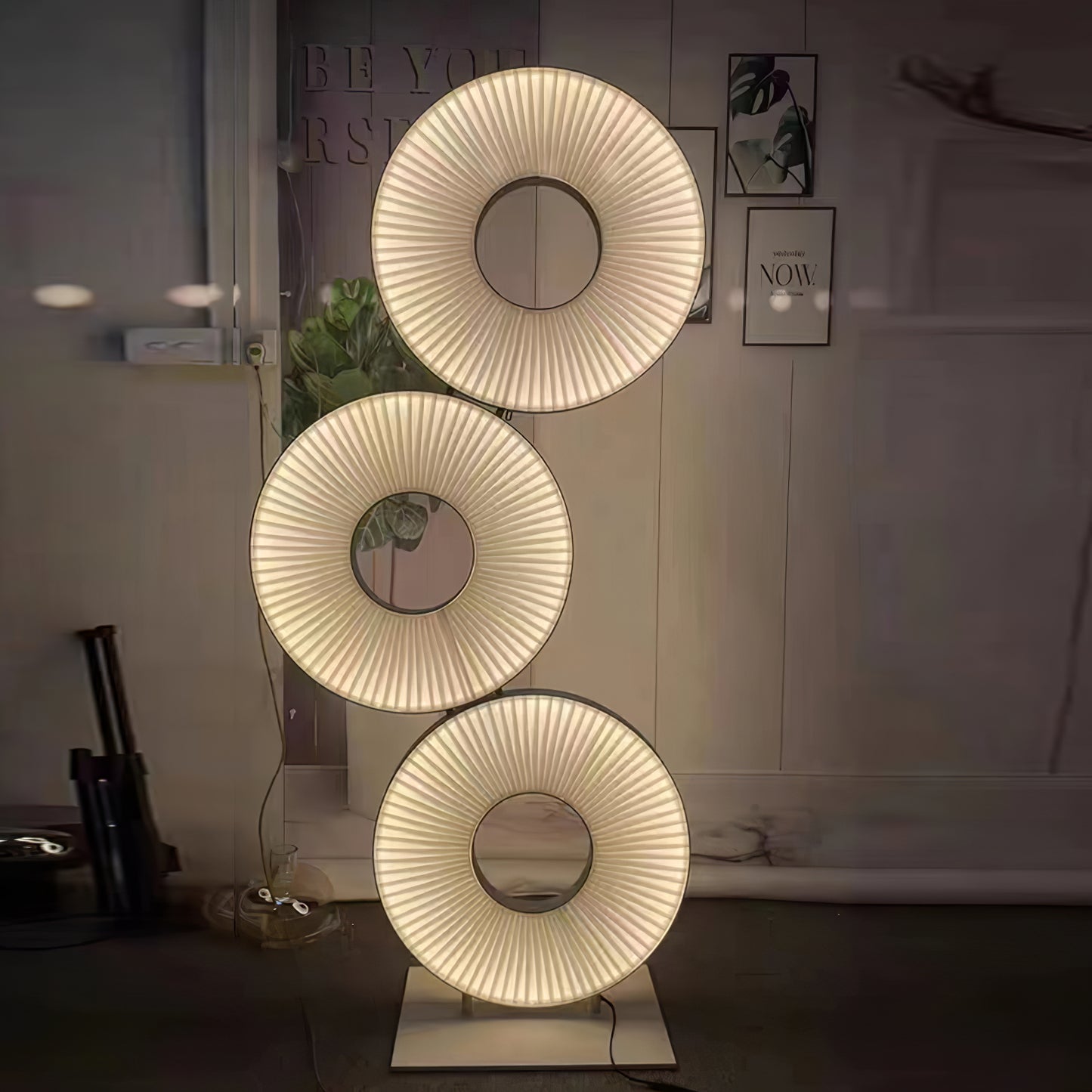 Luz de chão de íris