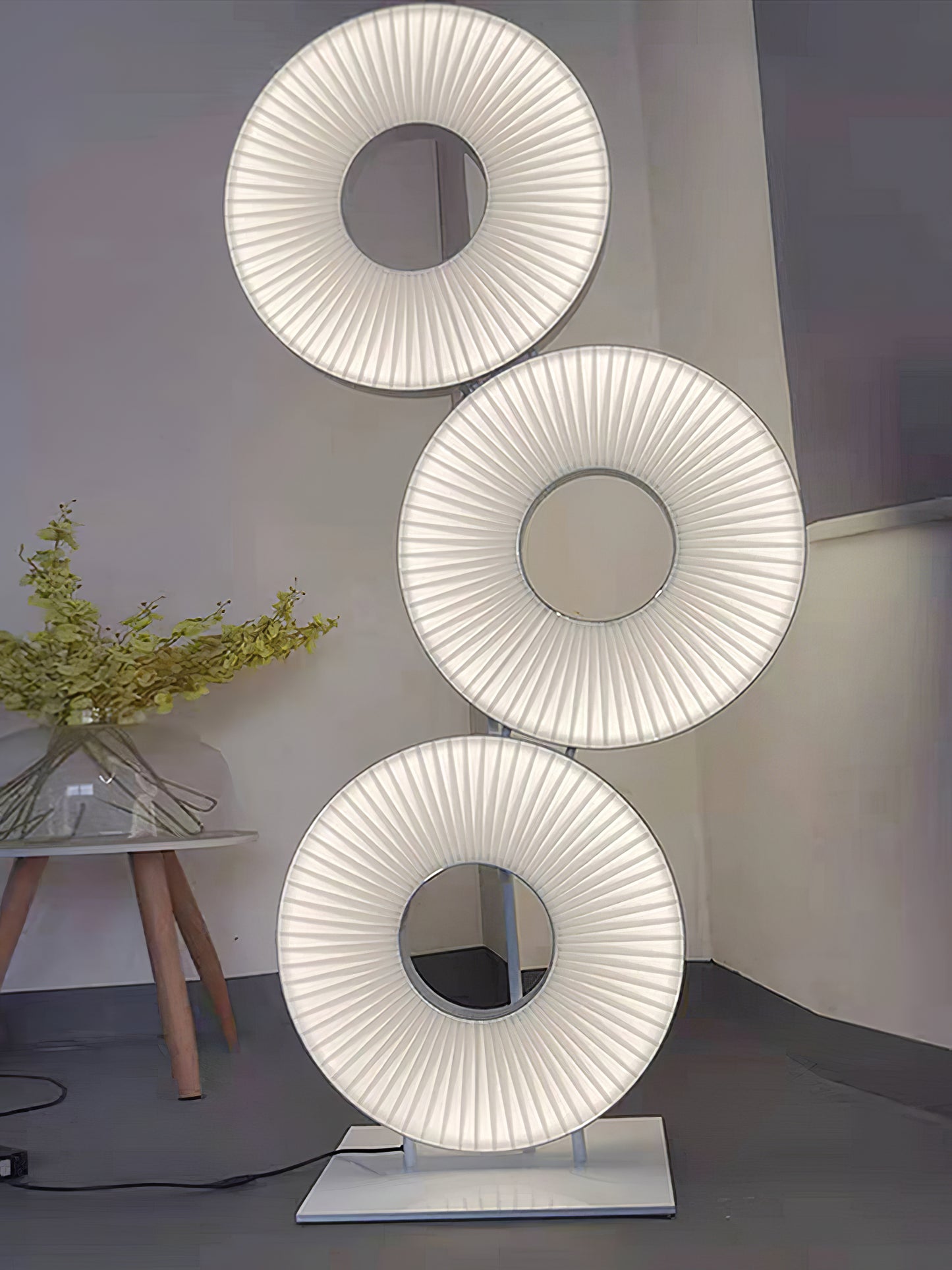 Luz de chão de íris