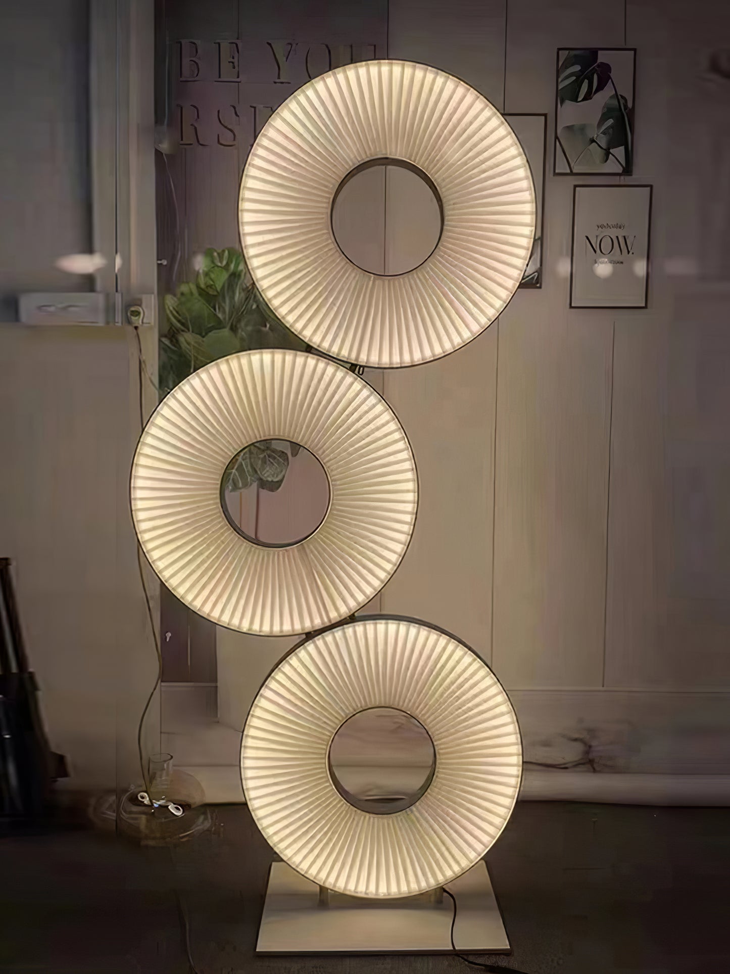 Luz de chão de íris
