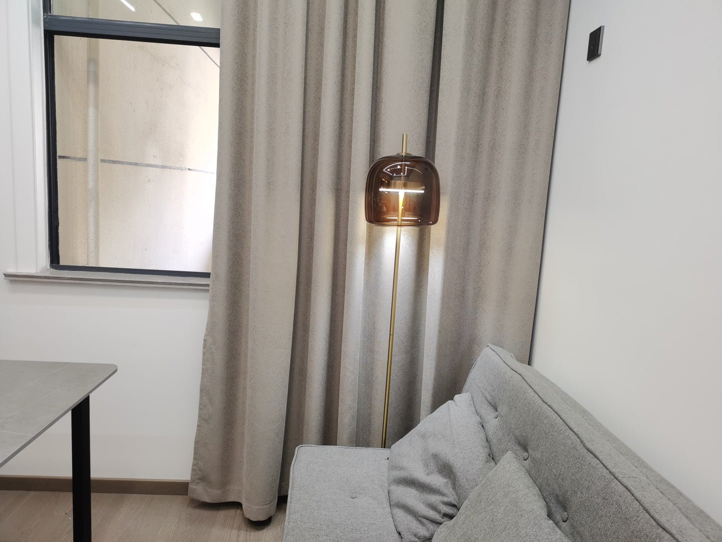 Melon Glass Floor Lamp