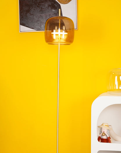 Melon Glass Floor Lamp