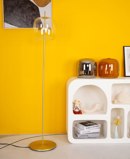 Melon Glass Floor Lamp
