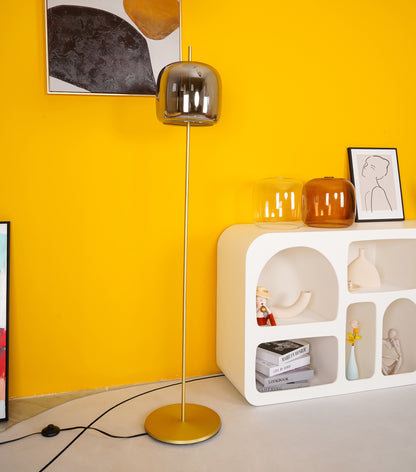 Melon Glass Floor Lamp