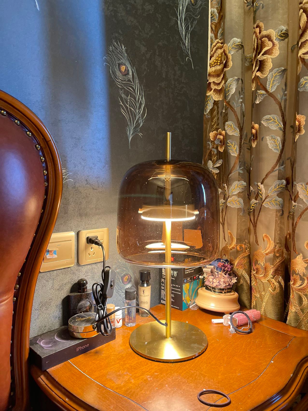 Melon Glass Table Lamp