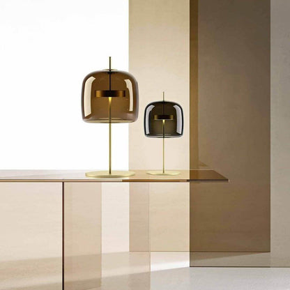 Melon Glass Table Lamp