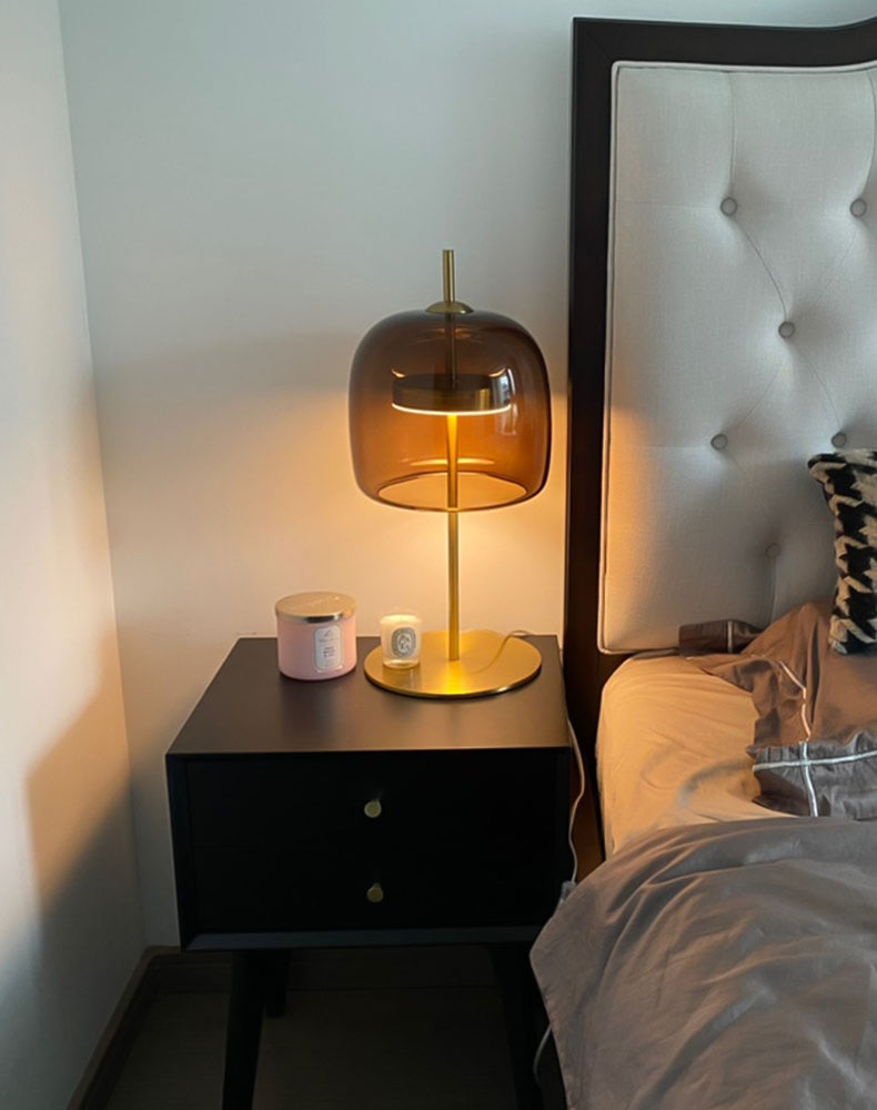 Melon Glass Table Lamp