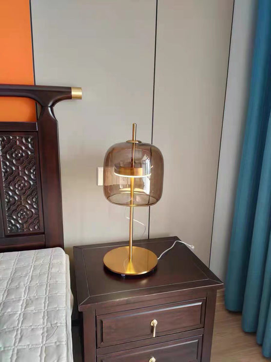 Melon Glass Table Lamp