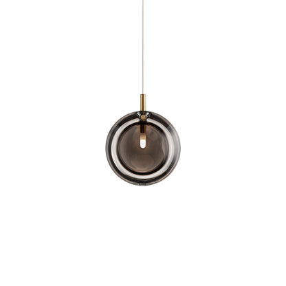 Round Glass Art  Pendant Lamp