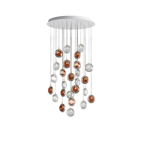 Round Glass Art  Pendant Lamp – detail 26