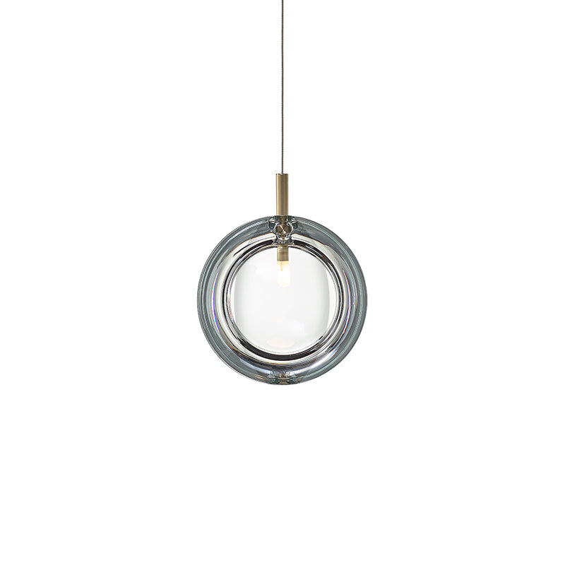 Round Glass Art  Pendant Lamp